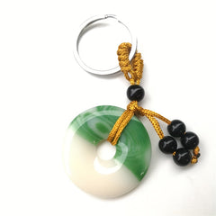 Jade Keychain Couple Purse Pendant Decoration