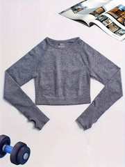 High Perf. Women's Workout Shirt Long Sleeve Quick-Drying Breathable Stretch