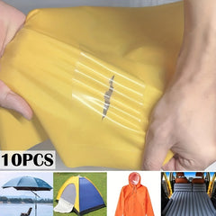 10pcs Waterproof Clear Self Adhesive Tent Patches Stickers