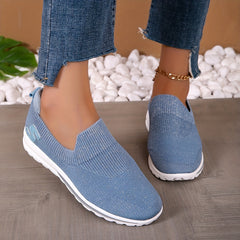 Women's Breathable Slip On Flat Outdoor Shoes Lightweight Low Top Shoes
