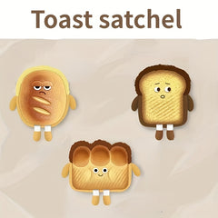 Creative Bread Character Purse for Kids Party Gift