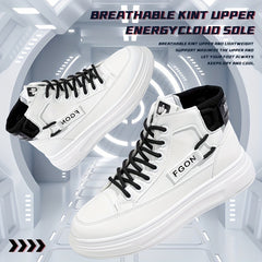 Women's Letter Graphic Skate Shoes Thick Sole Sports Sneakers