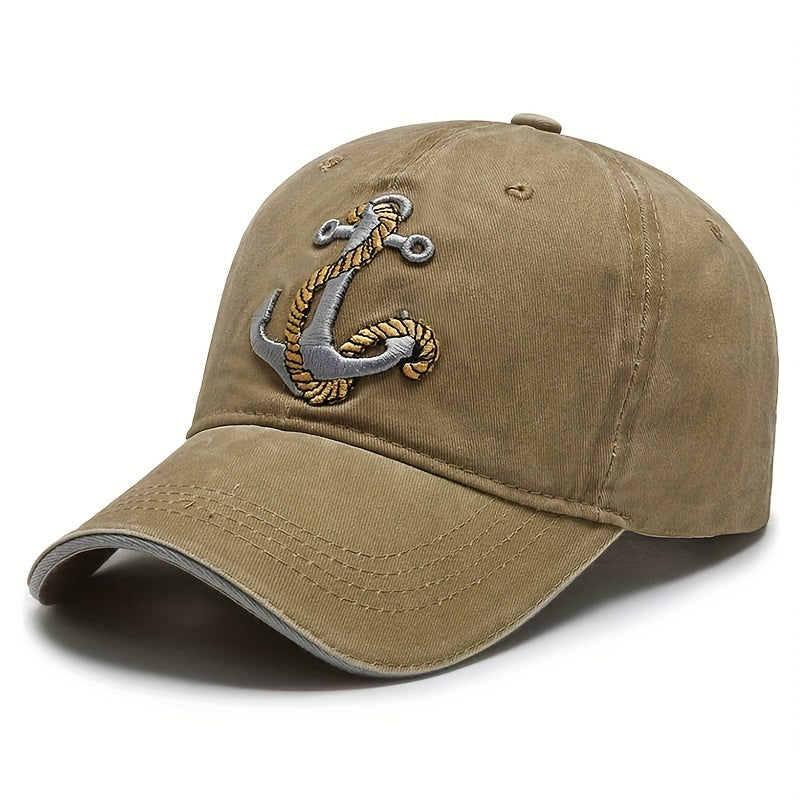 Soft Cotton Men's Denim Baseball Cap 3D Embroidery Outdoor Sports Cap