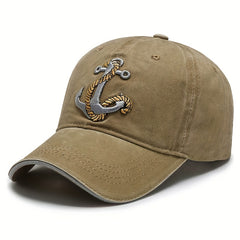 Soft Cotton Men's Denim Baseball Cap 3D Embroidery Outdoor Sports Cap