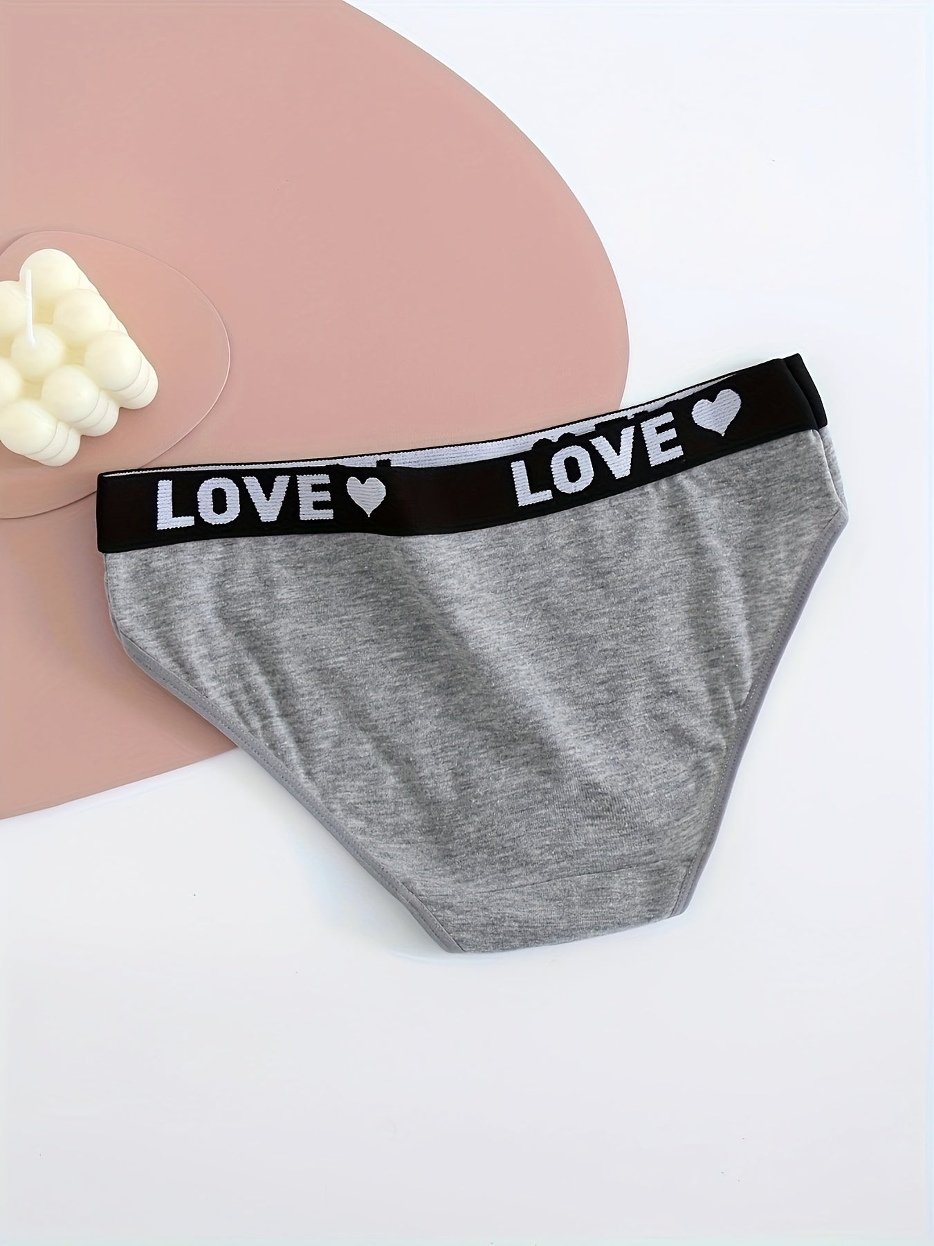 10pcs Letter Print Briefs Women's Lingerie & Underwear