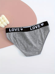 10pcs Letter Print Briefs Women's Lingerie & Underwear