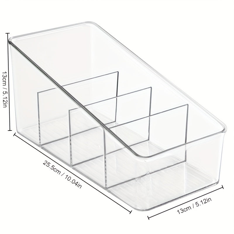 Plastic Kitchen Food Packet Pouch Organizer Caddy Transparent