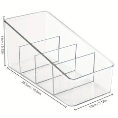 Plastic Kitchen Food Packet Pouch Organizer Caddy Transparent