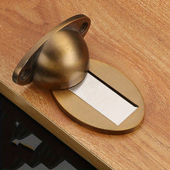 1pc Zinc Alloy Invisible Adjustable Door Stopper