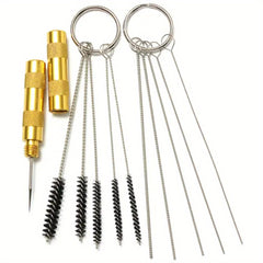 11pcs Injector Cleaning Tool Spray Gun Nozzle Needle Tool BL029 Screw Cover