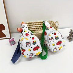 Kids Cartoon Bunny Crossbody Chest Bag for Ages 1-6