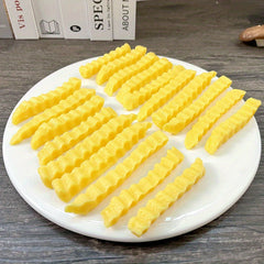 Realistic Yellow French Fries Model for Photography and Parties