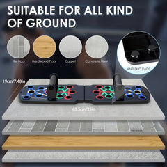 Multifunctional Folding Push up Board for Home and Gym Workouts