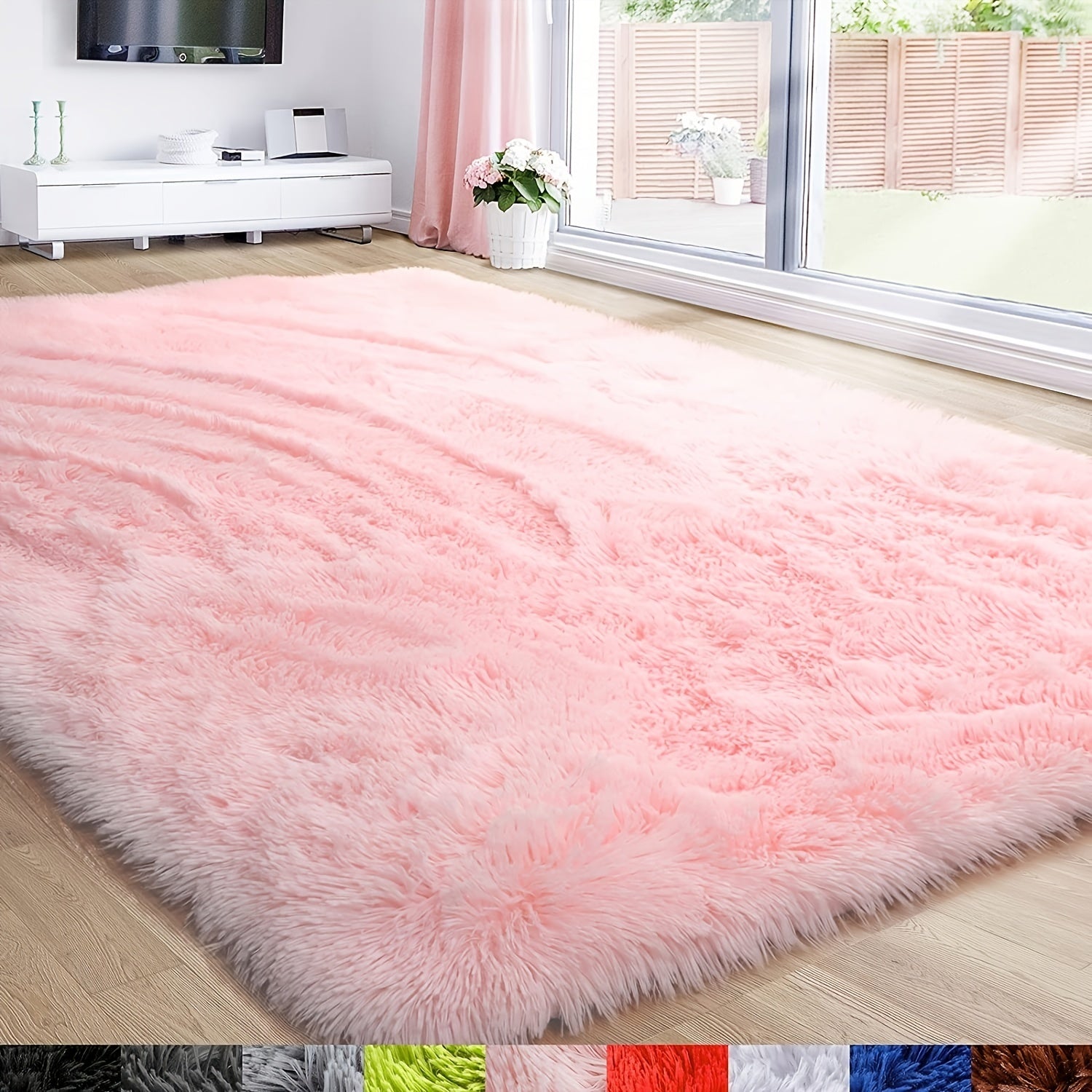 Soft Plush Shaggy Rug 78x110in