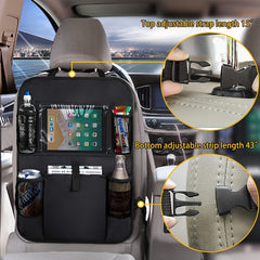 Car Seat Back Storage Bag Organizer Tablet Holder Cover Car Seat Protector