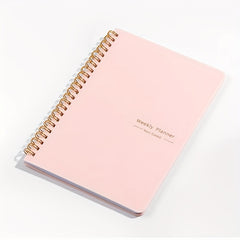 52 Sheets Weekly Planners Self Filling Schedule Coil Notebook