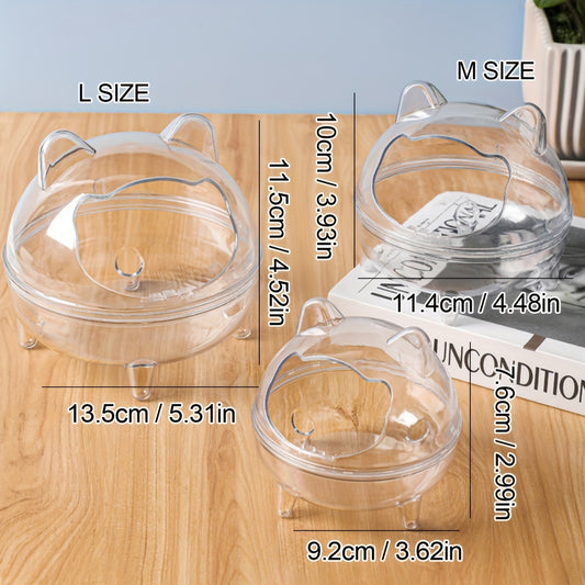 Hamster Bathroom Small Pet Transparent Toilet Chinchilla Bathtub Sand Anti