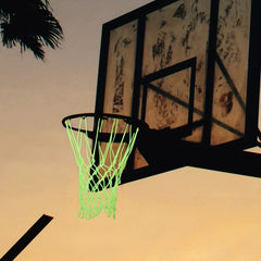 Glow in the Dark Luminous Basketball Net with 12 Hooks