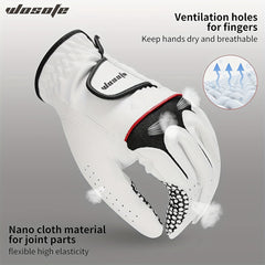 Shockproof Left Hand Golf Glove Breathable Mesh Non Slip Silicone