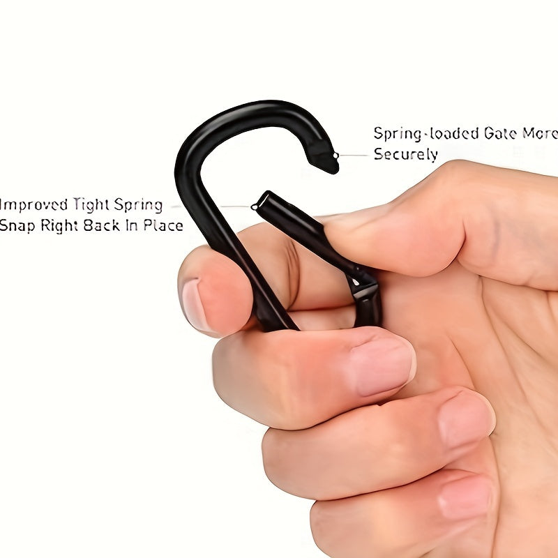10pcs Small Carabiner Keychain Hook for Camping