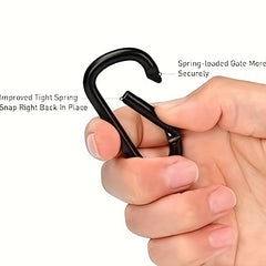 10pcs Small Carabiner Keychain Hook for Camping
