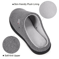 Men's Coral Fleece Lining Memory Foam Slipper