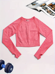 High Perf. Women's Workout Shirt Long Sleeve Quick-Drying Breathable Stretch