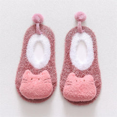Girls Animal Non-slip Socks