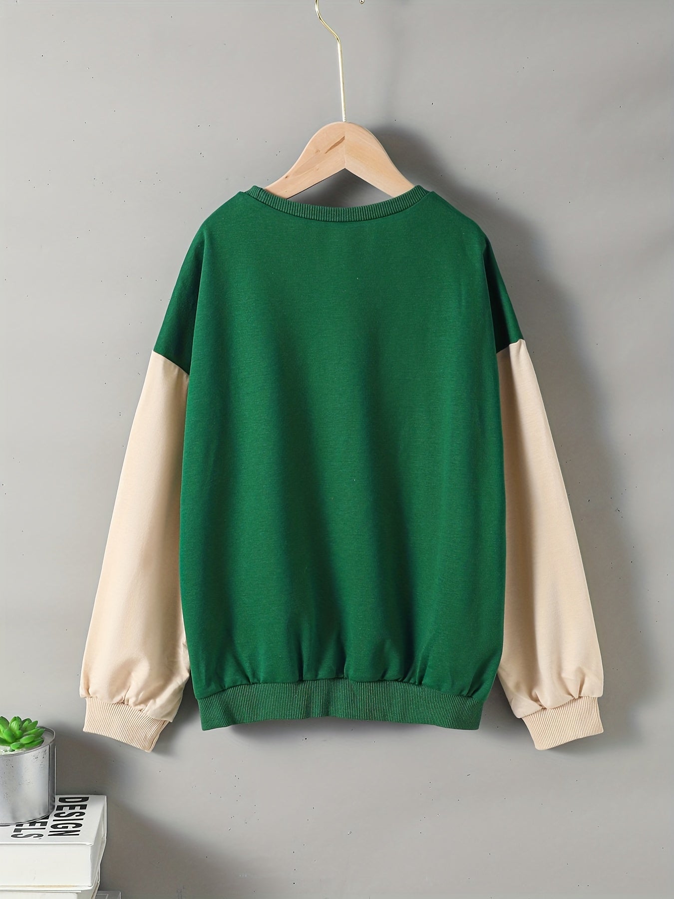 Vintage LA Letter Boys Sweatshirt Crew Neck Top