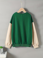 Vintage LA Letter Boys Sweatshirt Crew Neck Top