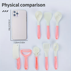 Girls Cooking Kitchen Toy Set with Realistic Kitchenware