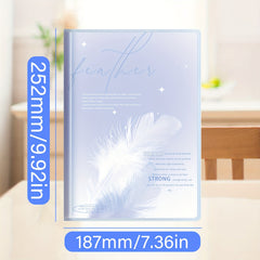 B5 136 Pages Colorful Journal Notebook Waterproof Soft Cover Horizontal Line