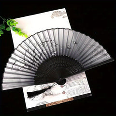 Traditional Style Retro Folding Fan Bamboo Fan Summer Gift For Men