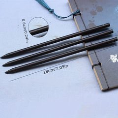 Vintage Wooden Hairpin Chinese Style Bun Hair Accessories For Women Girls