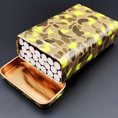 Square Iron Cigarette Box 20 Pack Clip For Men