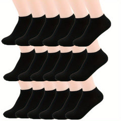 9pairs Unisex Gray Mixed Boat Ankle Socks for Girls Boys