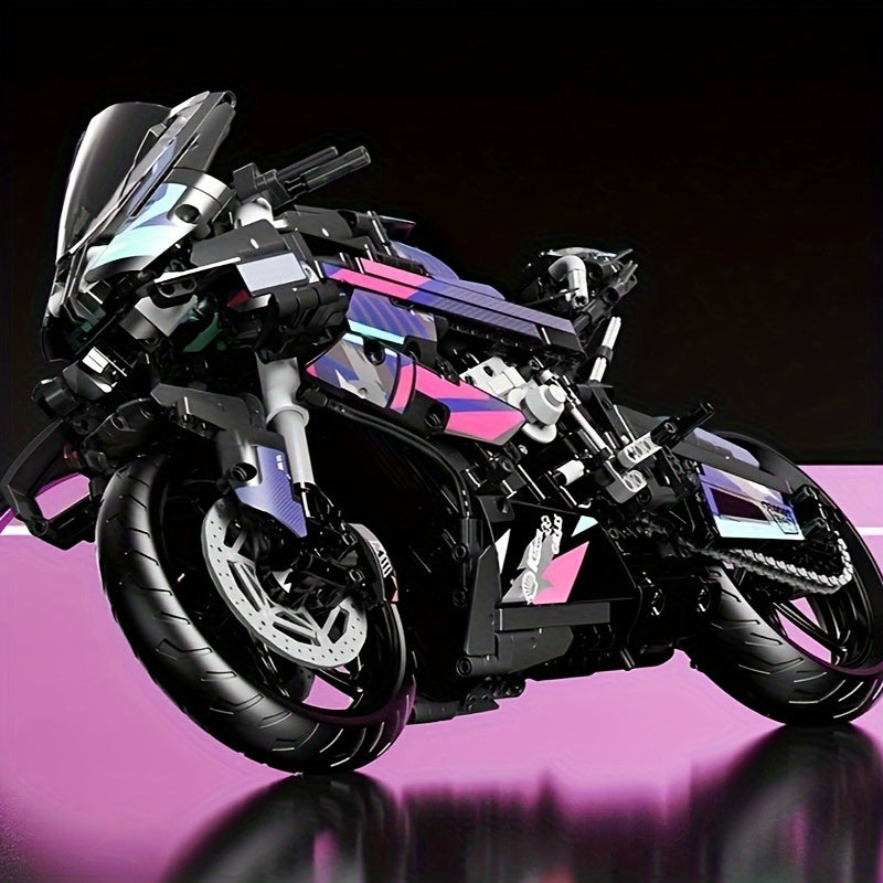 1920pcs Cyberpunk Motorcycle Building Blocks 42130