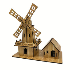 Dutch Windmills 3D Puzzle Building Model Kit