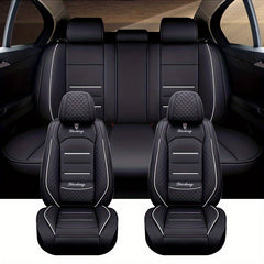 Universal Car Seat Cover Four Seasons PU Leather Wear Resistant Waterproof