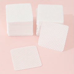 200-400pcs Eyelash Glue Wipes Lash Glue Cotton Pads Nail Polish Remover Wipe