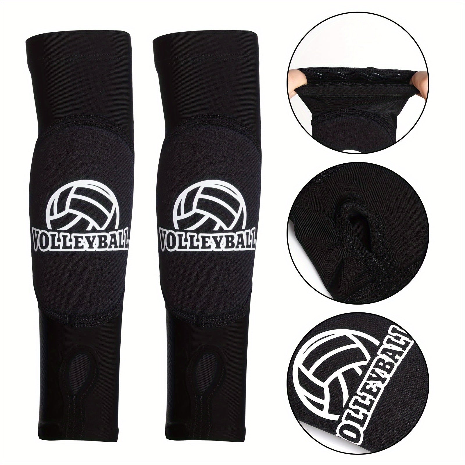 Women's Volleyball Knee Pads & Arm Sleeves Set - Protective Gear for Girls