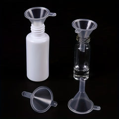10 Mini Plastic Funnels for Liquid Lab Supplies