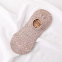 10 Pairs Women's No Show Socks Lightweight Non Slip Solid Boat Socks