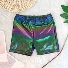 Girls Gradient Shorts Yoga Pants Dance Sports Gift