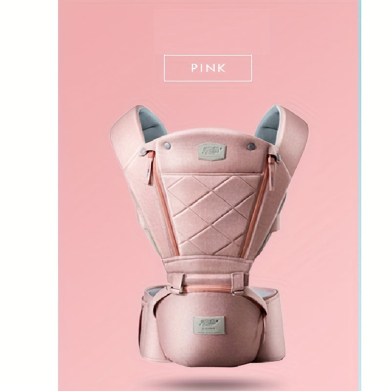 Baby Carrier With Hip Seat Waist Stool Infant Carrier Pink