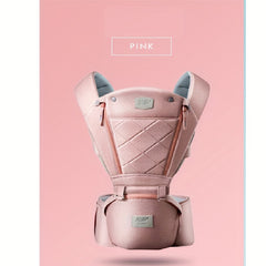 Baby Carrier With Hip Seat Waist Stool Infant Carrier Pink