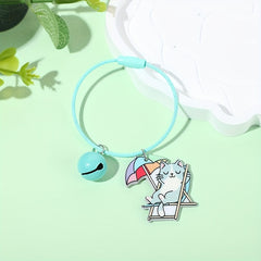 Cat Key Chain Bell Pendant Key Ring Children's Bag Pendant Gift