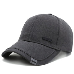 HUA English Seam Marker Men Casual Baseball Cap for Sun Blocking
