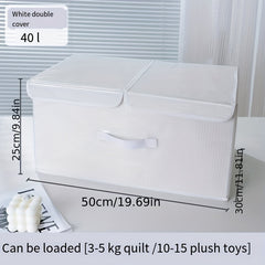 1 Pc Storage Box Lightweight Organizer With Cover Clothes Container