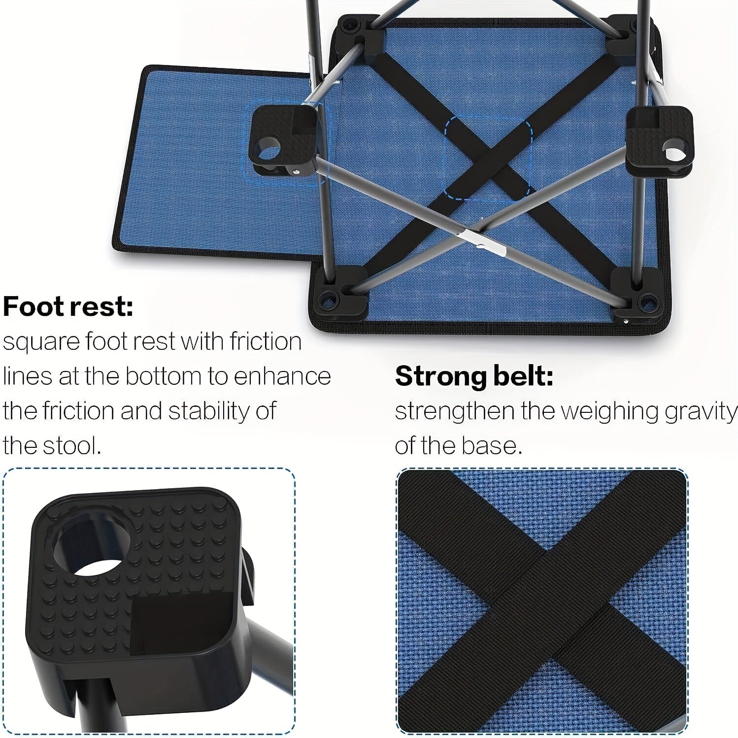 Portable Folding Stool for Camping and Traveling